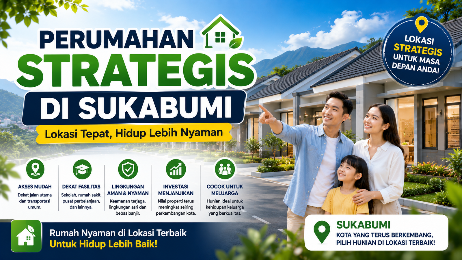 Read more about the article Perumahan Strategis Di Sukabumi