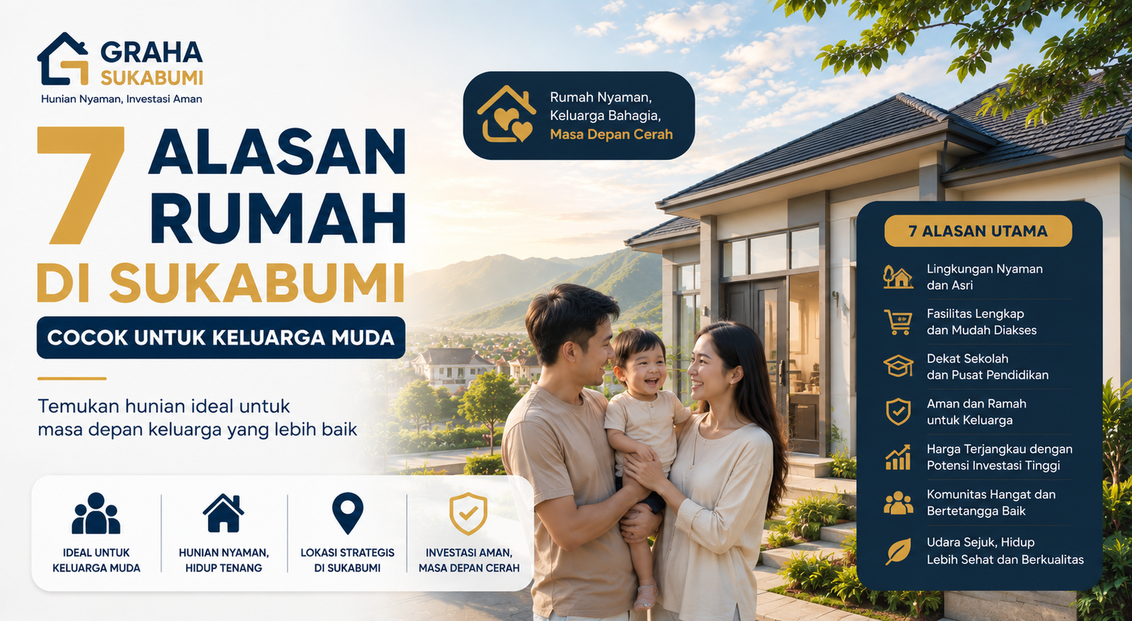 Read more about the article 7 Alasan Rumah di Sukabumi Cocok untuk Keluarga Muda